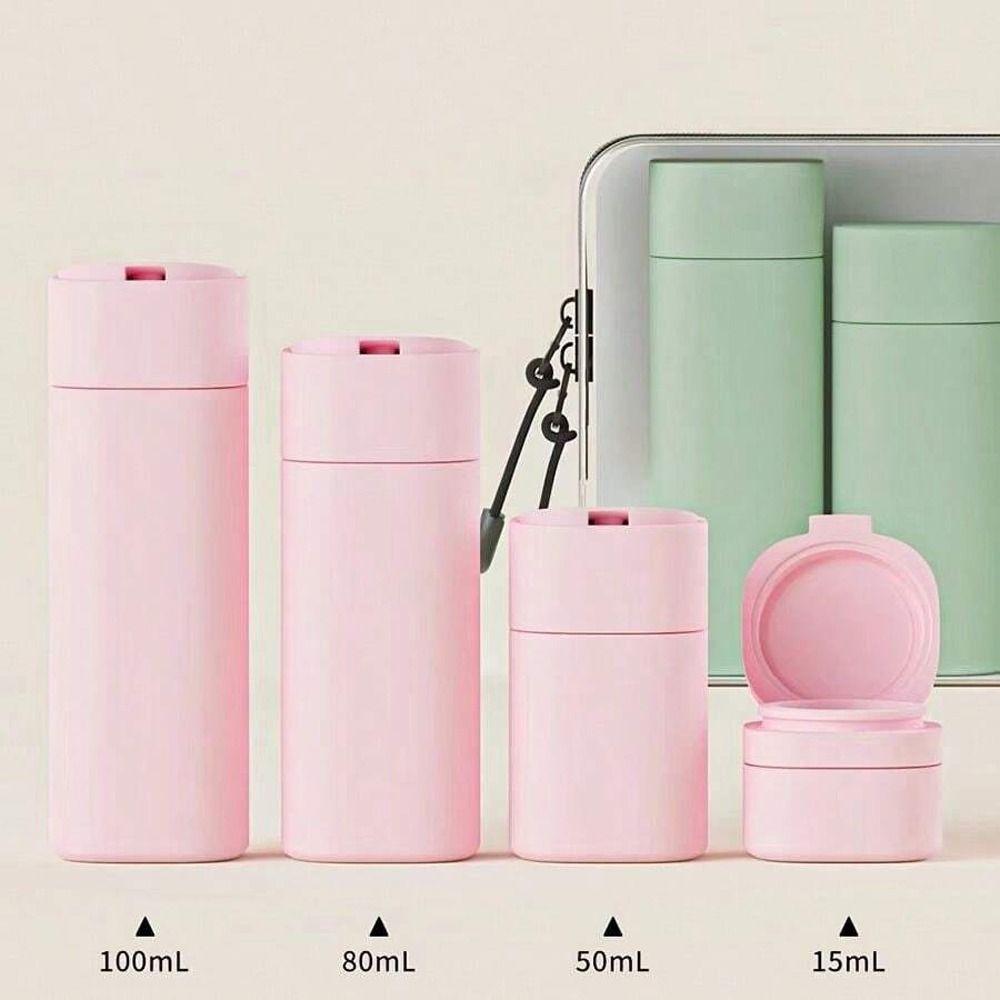 Portable Makeup Dispensing Bottles Nordic Style Cosmetic Containers Makeup Organizer