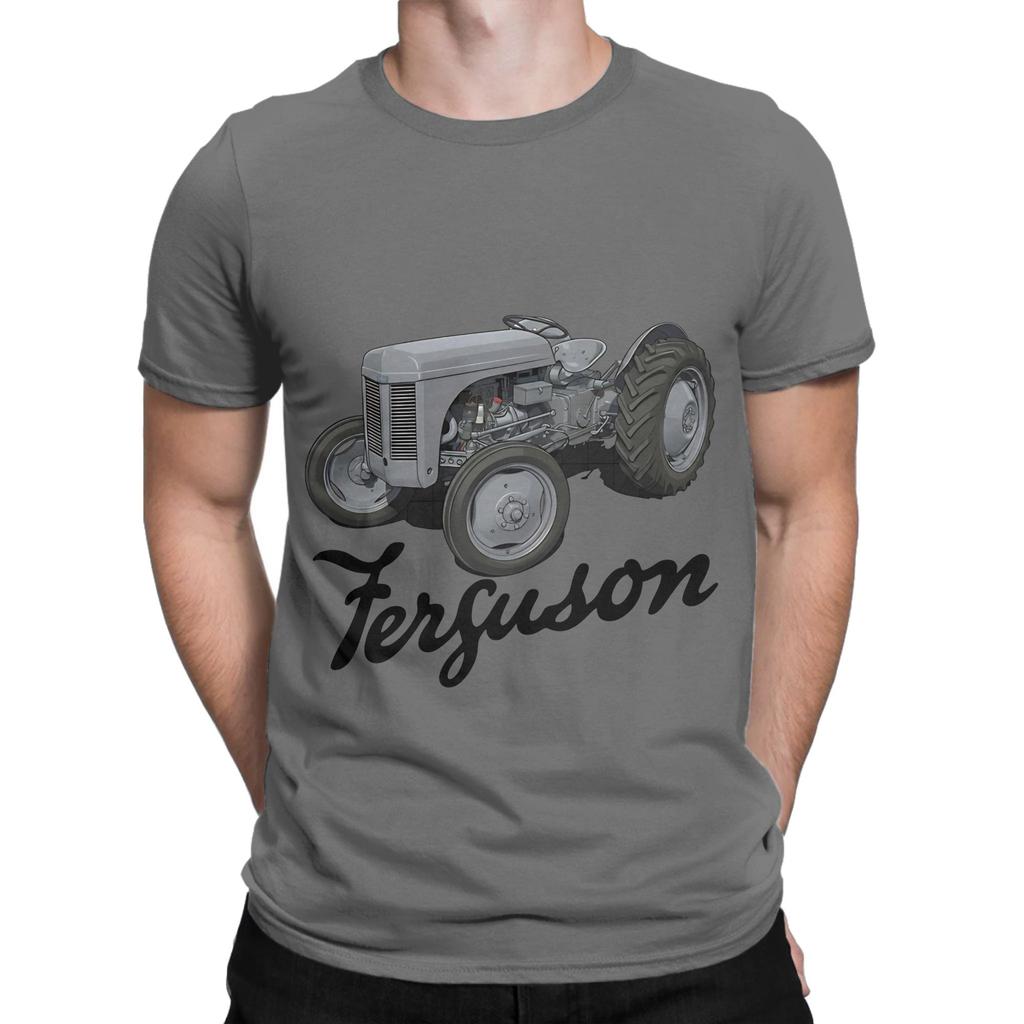 Trattore Ferguson TE20 Little Grey Fergie Grafica Divertente Maglietta 100% Cotone Massey Ferguson Magliette Top Per Unisex
