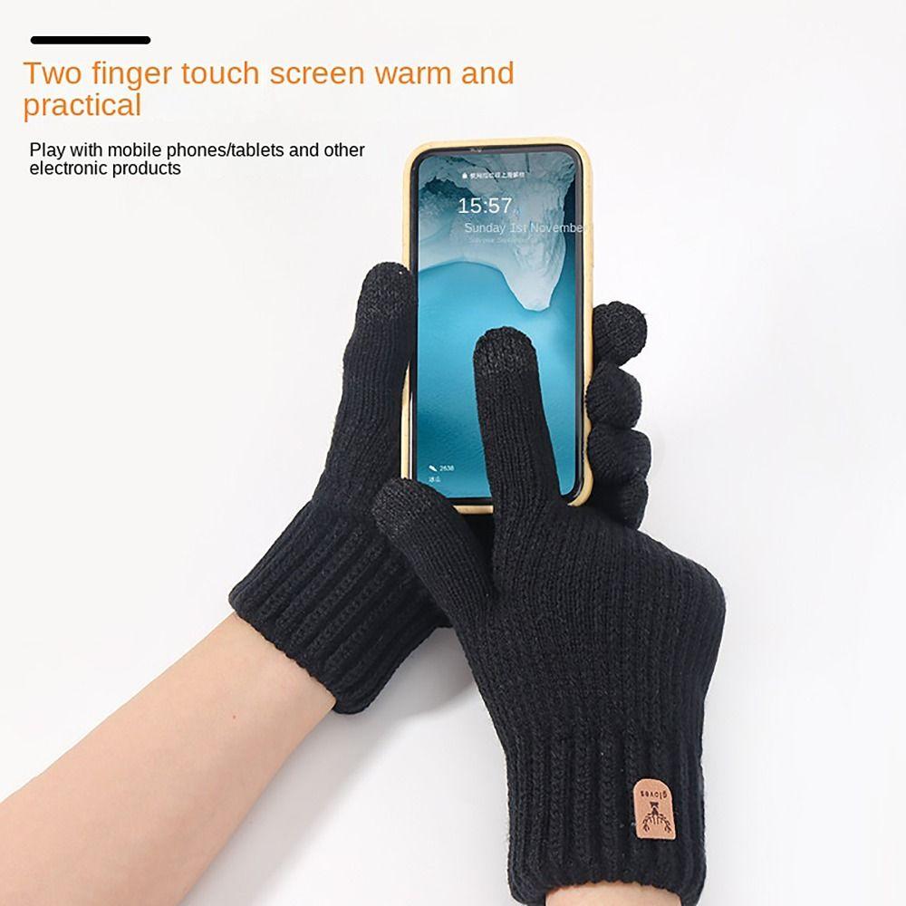 Sensitive Touch Touchscreen Gloves Cotton Fleecing Mittens Warm Winter Gloves For Winter Outdoor