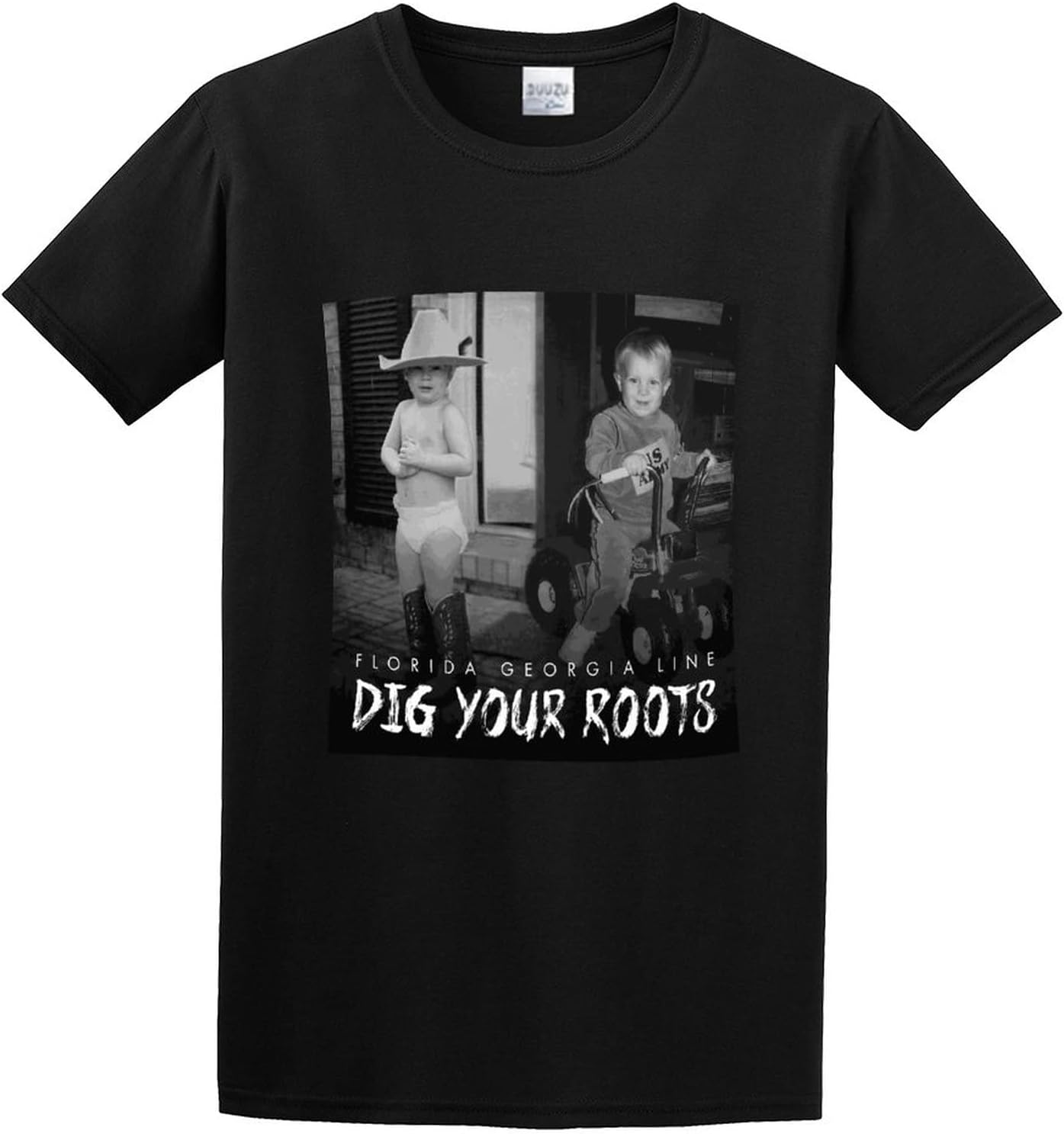 Men s Florida Georgia Line Dig Your Roots Men s T Shirt Fashion Casual Cool Teehirts L чёрный