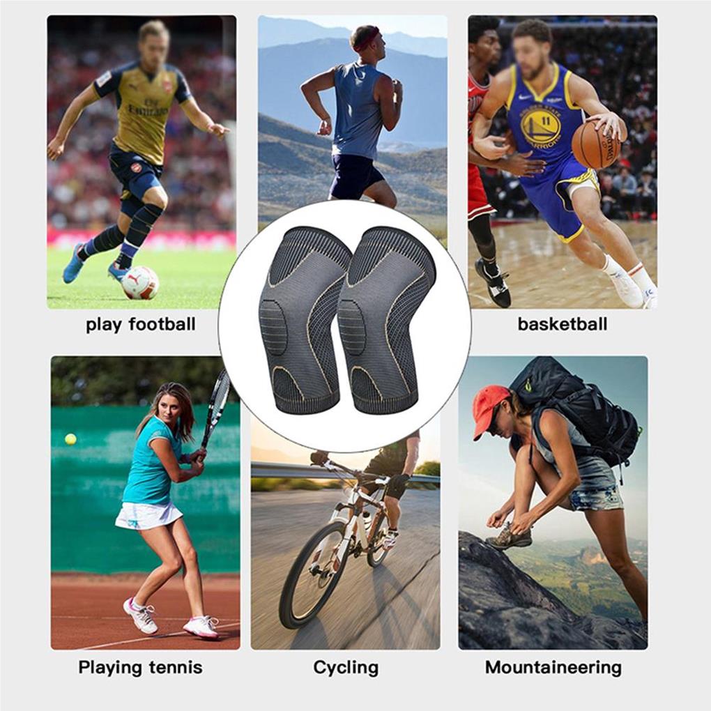 2 Pieces Knee Pad Outdoor Accessories Protection Leg Warmer Multipurpose Nylon Fittness Supplies Sporting Equipment Cycling Pads