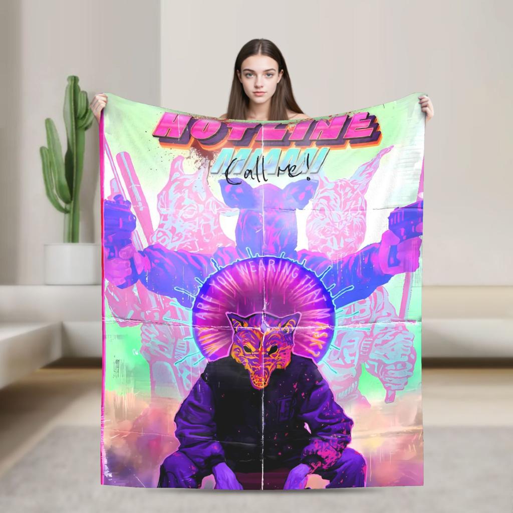Invader Zim Movie Blanket  Soft Aesthetic Plush Throw Blanket For Bedroom Airplane Travel Flannel Bedspread Bed Cover