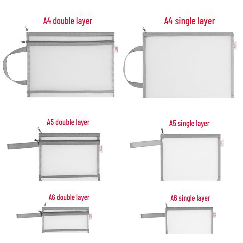 Morandi Multi-Size Storage & Organizing Bags for Documents and Stationery