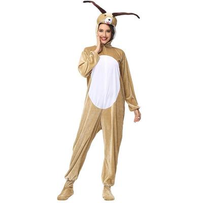 New Halloween Animal Cartoon Goat Anthropomorphic Dance Costume Drama Stage Performance Costume Onesie