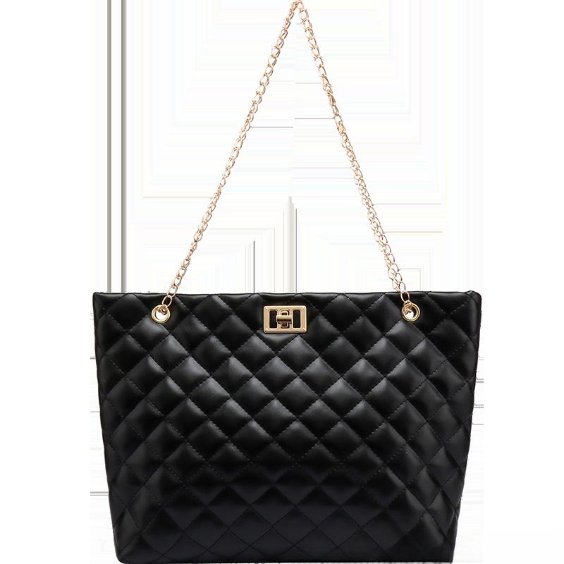 Korean Version of Women's One Shoulder Crossbody Bag Large Capacity Shopping Bag Tote Bag