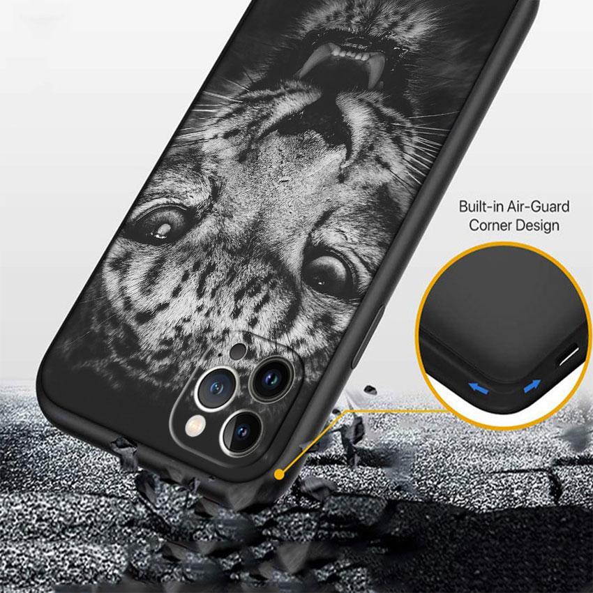 BF111 tiger lion leopard Soft Shell Phone Case for Xiaomi Xiaomi Poco M4 M5 M6 M7 X3 X6 X7 F8 Ultra Pro GT NFC