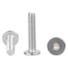 Viti a testa piatta esagonale ultra-sottili in acciaio inox 304 M2-M12
