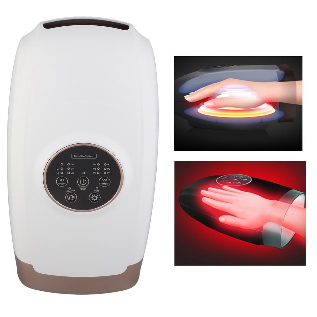 Electric Hand Massager Knuckle Hot Compress Air Pressure Blam Wrist Massage Tool TypeC Interface