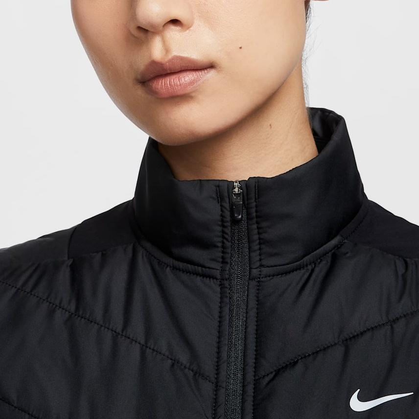 Nike Therma Vests Women's Black Stand Collar Moderate Other HV2656-010