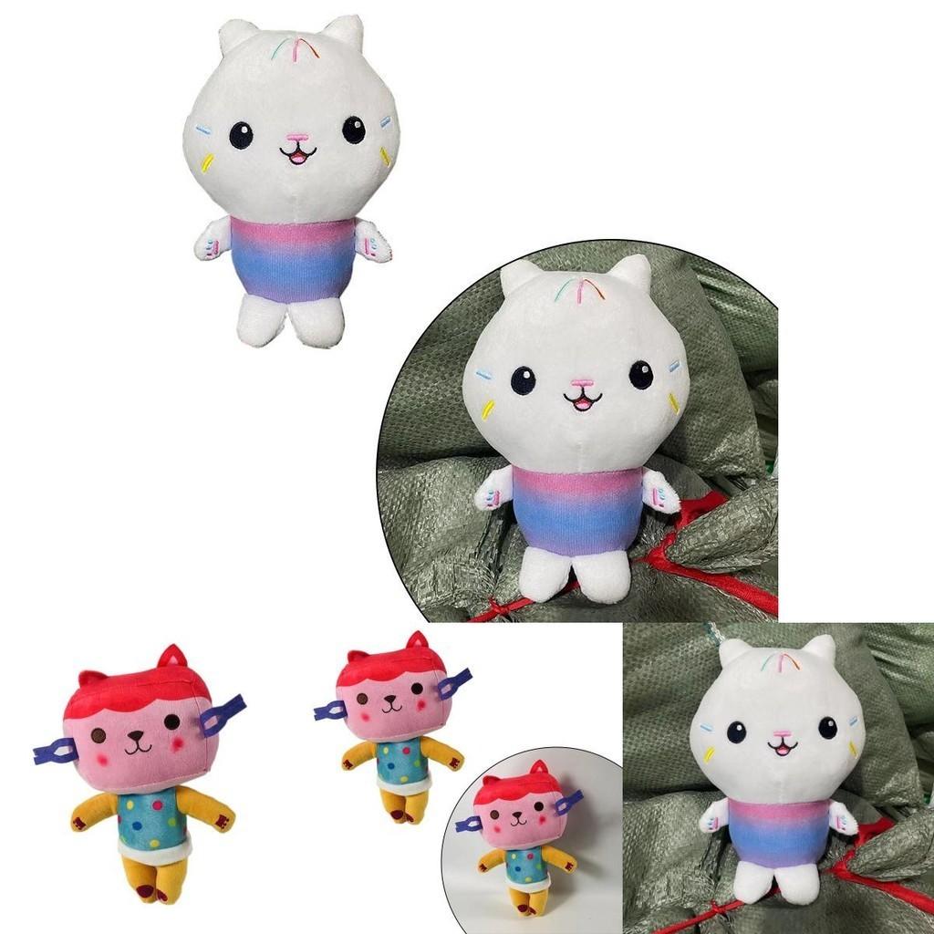 Adorable Gabby Dollhouse Plush Toy Mercat Cartoon Stuffed Animal Mermaid Cat Plushie Doll