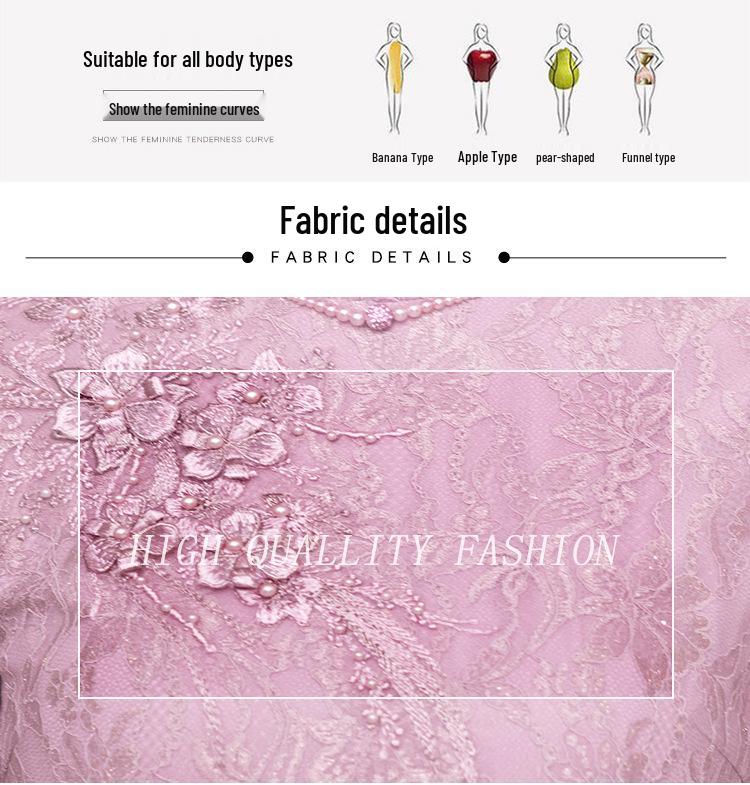 Elegant Pink Plus Size Chinese Style Short Sleeve Wedding Dress for Mothers & Mothers-in-Law - Autumn 2025 Collection