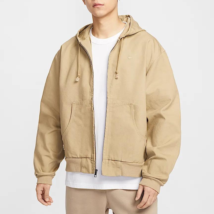 New Nike Hooded Studded Elbow Jacket HQ6123-297