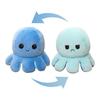 Dubbelzijdige Octopus Pluche Speelgoed Paars En Blauw Dubbelzijdige Flip Pluche Speelgoed Met Geborduurde Details Een Schattig Verzamelspeelgoed