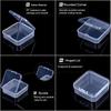 30pcs Clear Plastic Storage Boxes - Durable Organizer for Beads, Jewelry, Crafts - Snap Closure, Removable Trays, Craft Storage Solution, Plastic Box