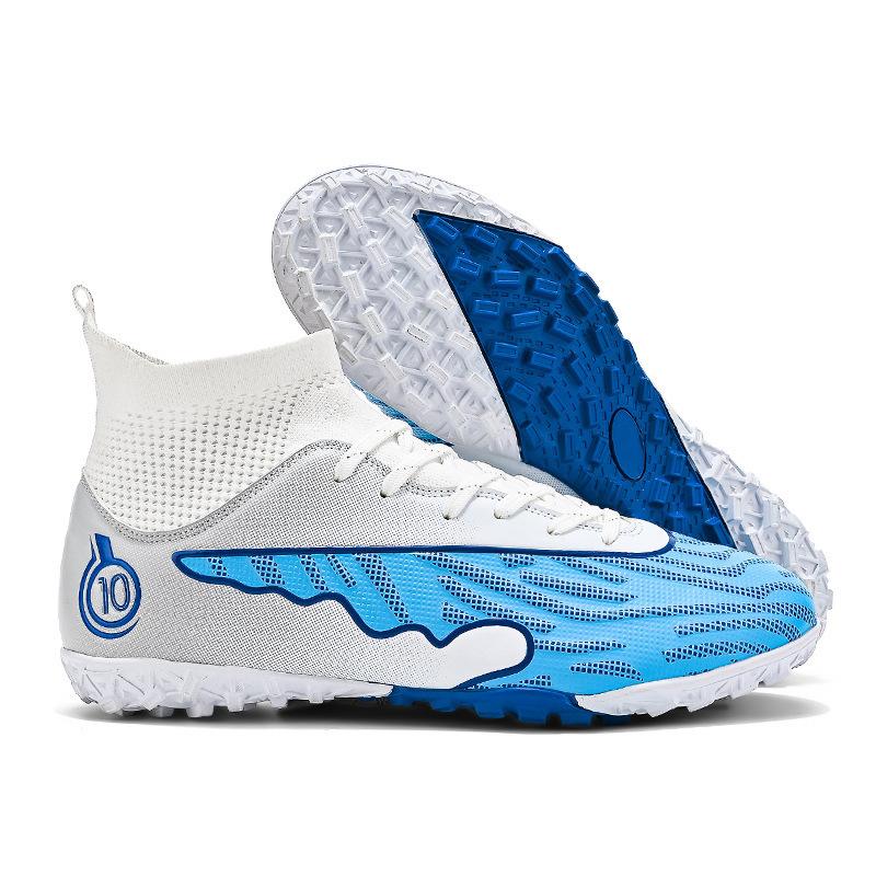 Men's and women's shoes Artificial grass spikes Football shoes Men's same broken competition Teen students nail training