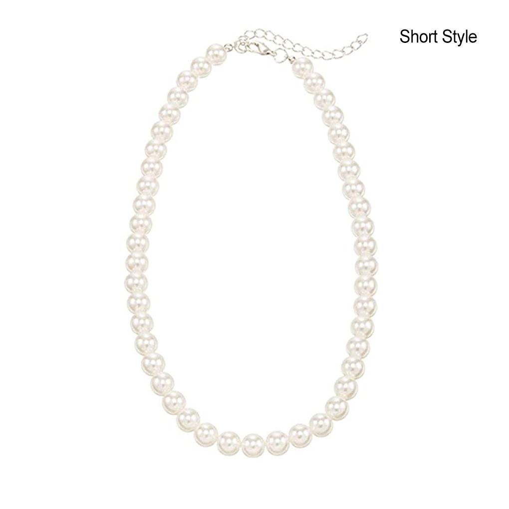 Simulation Pearl Necklace Charming Fashion Decor Accessory Clothes Pendant Hanging Decor Fashion Necklaces Birthday Gift