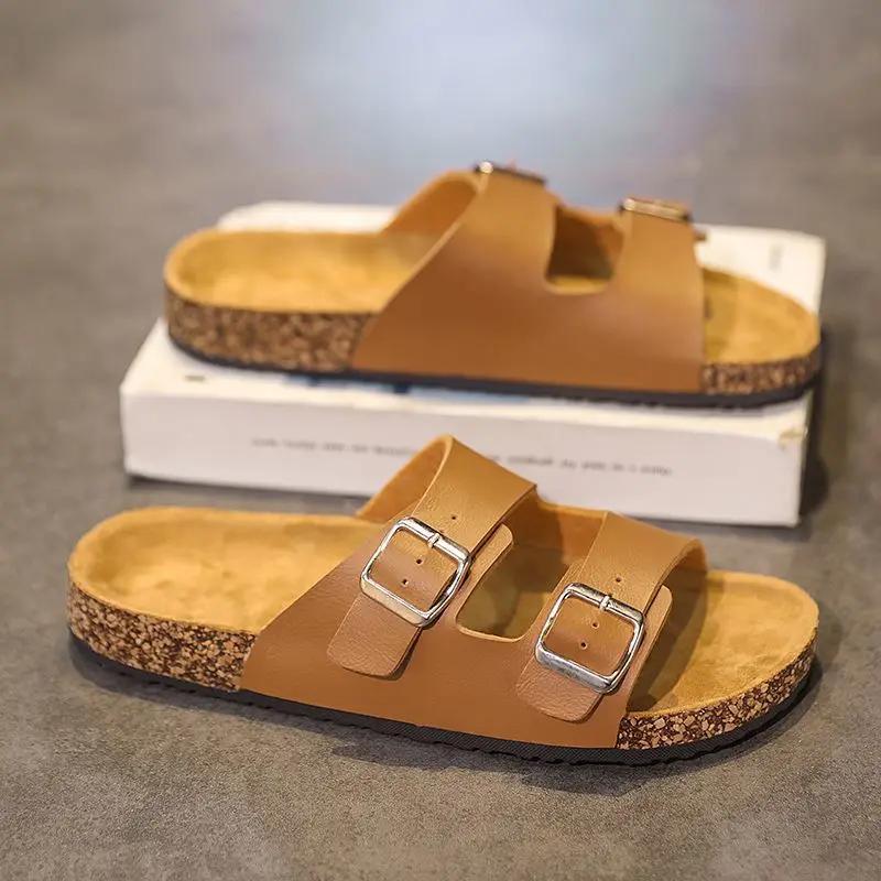 Beach Men's Shoe Flat Adult Mascullino Designer Slides Luxury Summer Sale 2025 Original Clappers Y2k Fun Male Slipper