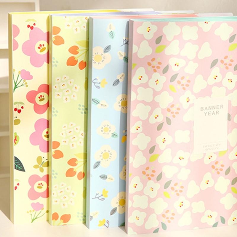 Flower File Folder 6 Pocket Expandable Folder Letter Size Document Organiser Expanding File Organiser Sorting Folder