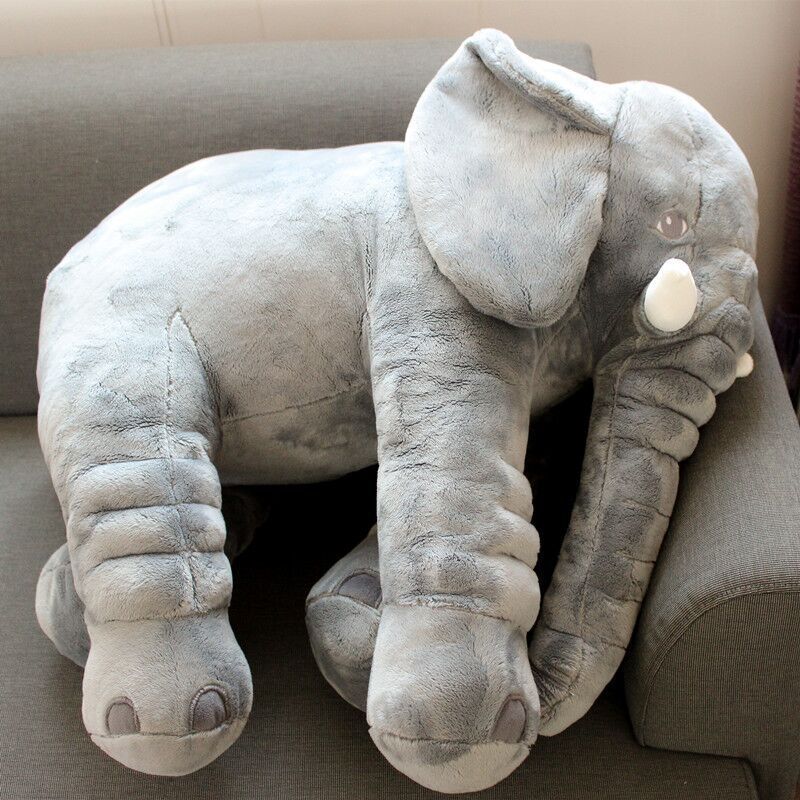 Elephant Doll Baby Sleeping Soothing Elephant Throw Pillow Plush Toy Same Children Sleep with Elephant