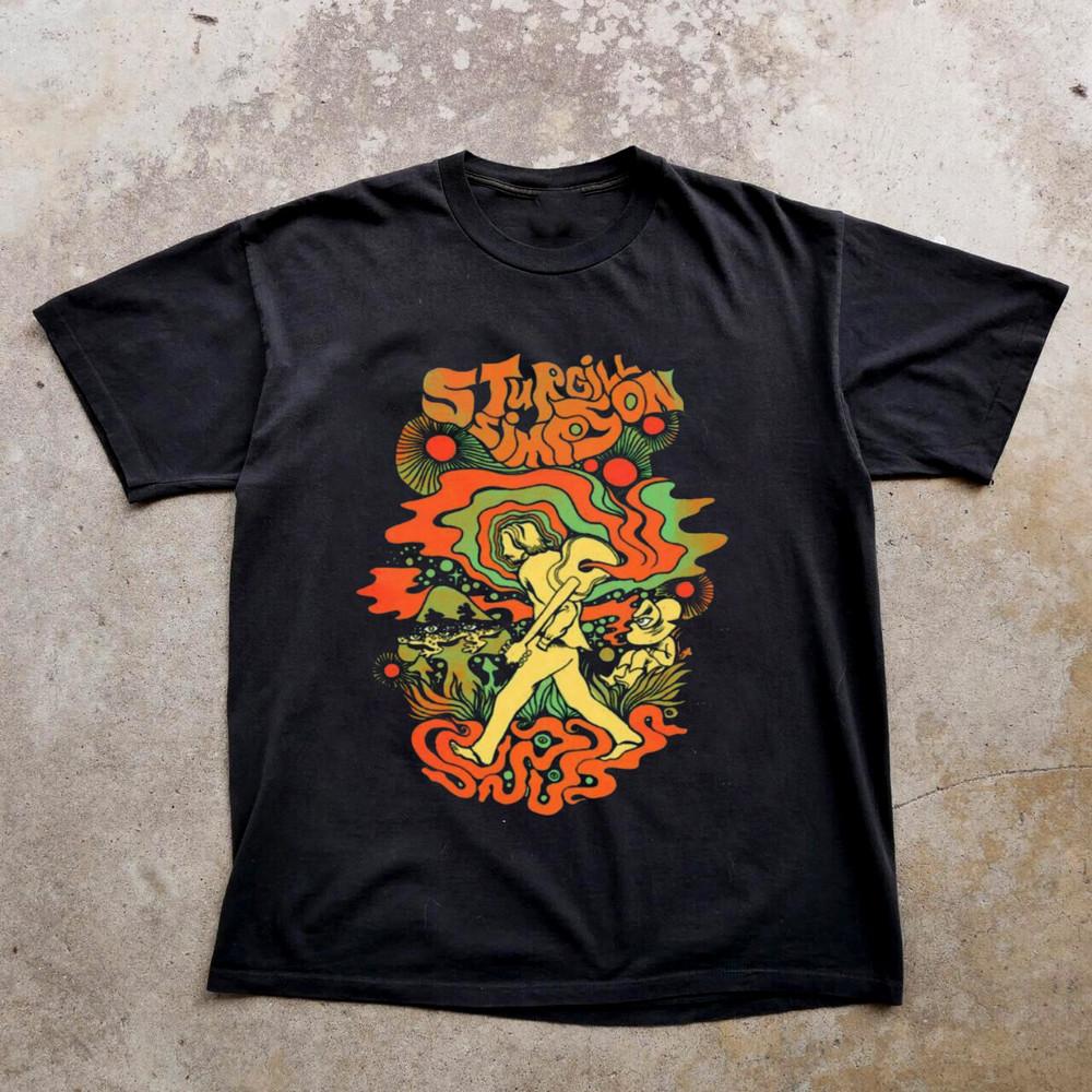 STURGILL SIMPSON band T shirt Short Sleeve Black All Size S-5XL Shirt Unisex T-Shirt XXXXL