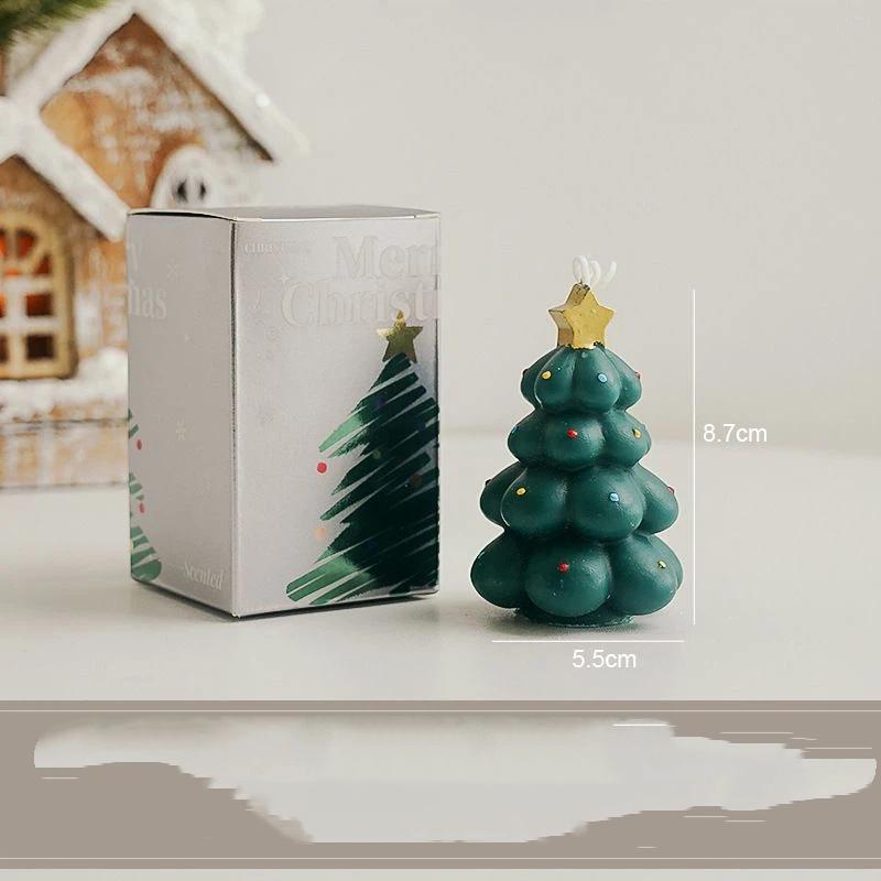 Christmas Tree Scented Candles: Fragrant Gifts for Christmas Parties, New Year's, and Birthdays