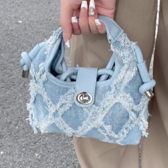 Bohemian Bag New Denim Bag Niche Design Crossbody Bag Fashion Simple Original Retro Handbag