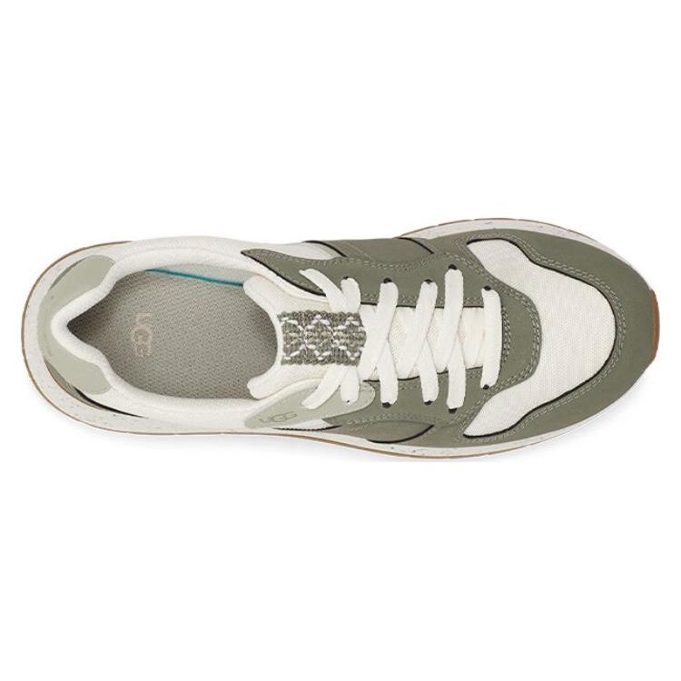 UGG Comfortable Lightweight Flat Lace-Up Low-Top Sports Casual Shoes Women sneaker Moss-Green 1136855-MSG