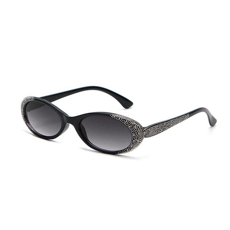 Women's Rhinestone Cat Eye Sunglasses - Light Luxury UV Protection, High-End Fashion