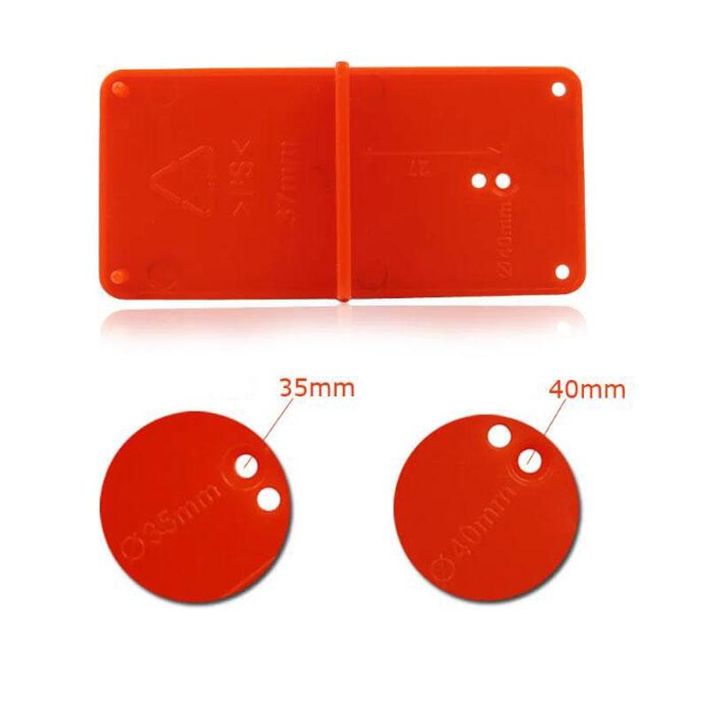 35/40mm Punch Hinge Drill Hole Opener Locator Guide Drill Bit Hole Tools Door Cabinets DIY Template for Woodworking Hand Tools