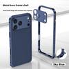 Best Selling Products Aluminum Metal Frame Phone Case for iPhone 17 Pro Max Mobile Accessories Lens Protective Orange Antishock