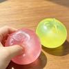 Smooth Texture Crystal Apple Stress Ball, Ultra-Thin Soft Skin Sensory Toy, Offi Relaxation Anxiety Relief Gift