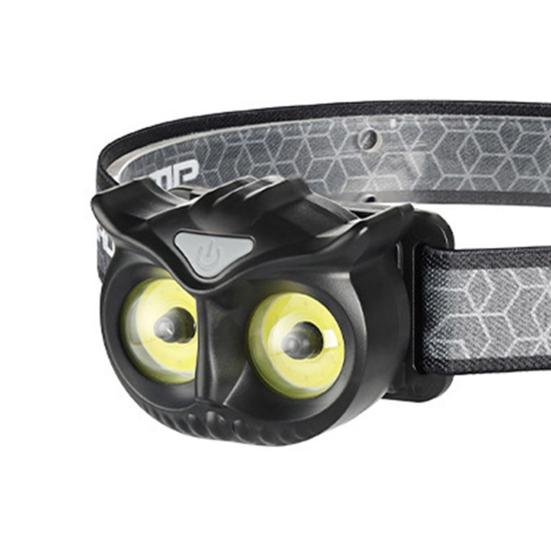 Owl Shape LED Headlamp Type-C Fast Charging Flashlight Head Torch Detachable Lightweight Headlight Outdoor Camping Head Lamp
