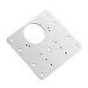 2/10Sets Hinge Repair Plate Kitchen Cabinet Door Hinges Mounting Plate with Screw Flat Fixing Brackets Furniture Hardware Tools