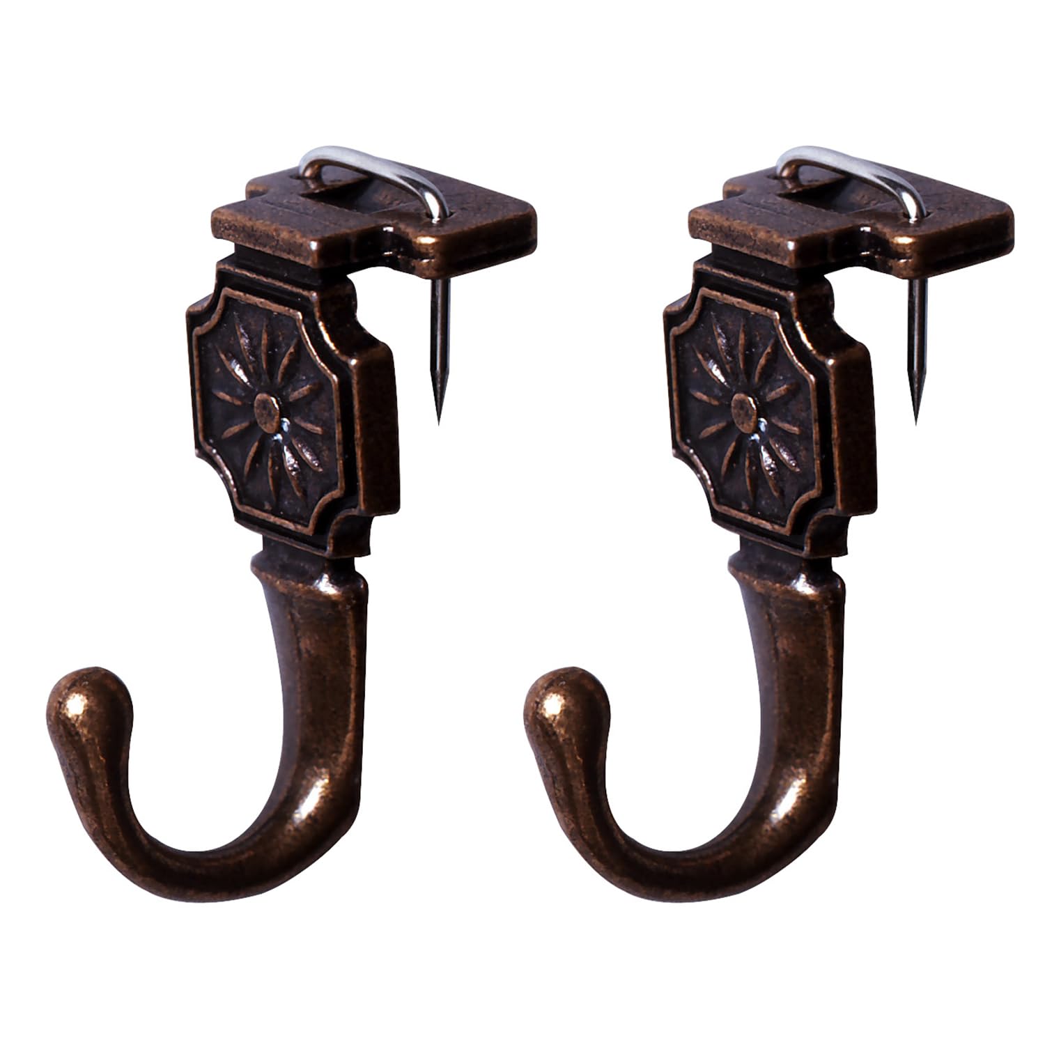 

LEC Metal Kamoi Hanging Nail Brown 2 x 3 x 4 cm H-045