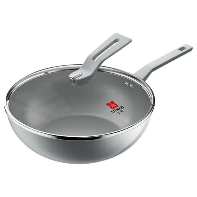 Sanhe Diamond Titanium Ceramic Non-stick Wok
