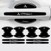 Adesivi antigraffio per maniglia a coppa portiera auto Copertura per Lancer ASX Outlander Delica Ralliart Competition Evolution