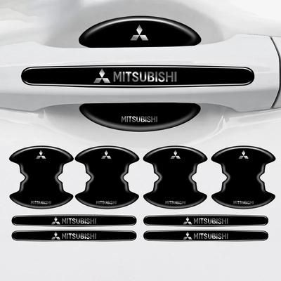 Adesivi antigraffio per maniglia a coppa portiera auto Copertura per Lancer ASX Outlander Delica Ralliart Competition Evolution