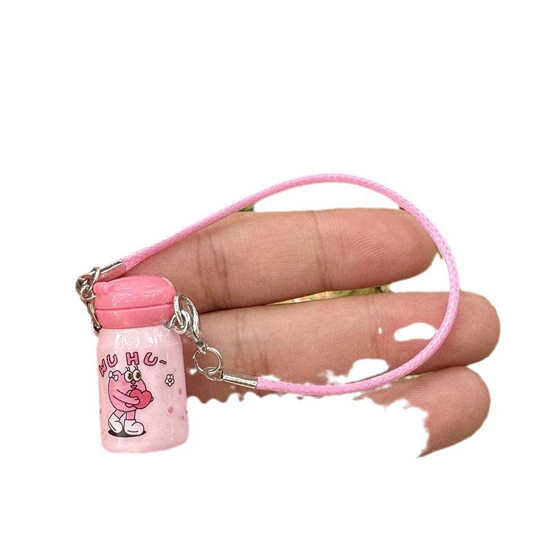 Insulated Mini Kettle Cup Pendant - Cute Milk Bottle Doll Accessories for DIY Simulation