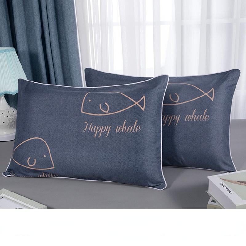 

40*60 см наволочки мультфильм пара спальня антиклещевой квалифицированный чехол для взрослых простые четыре сезона мягкие северная Европа 2pcs 400X600mm