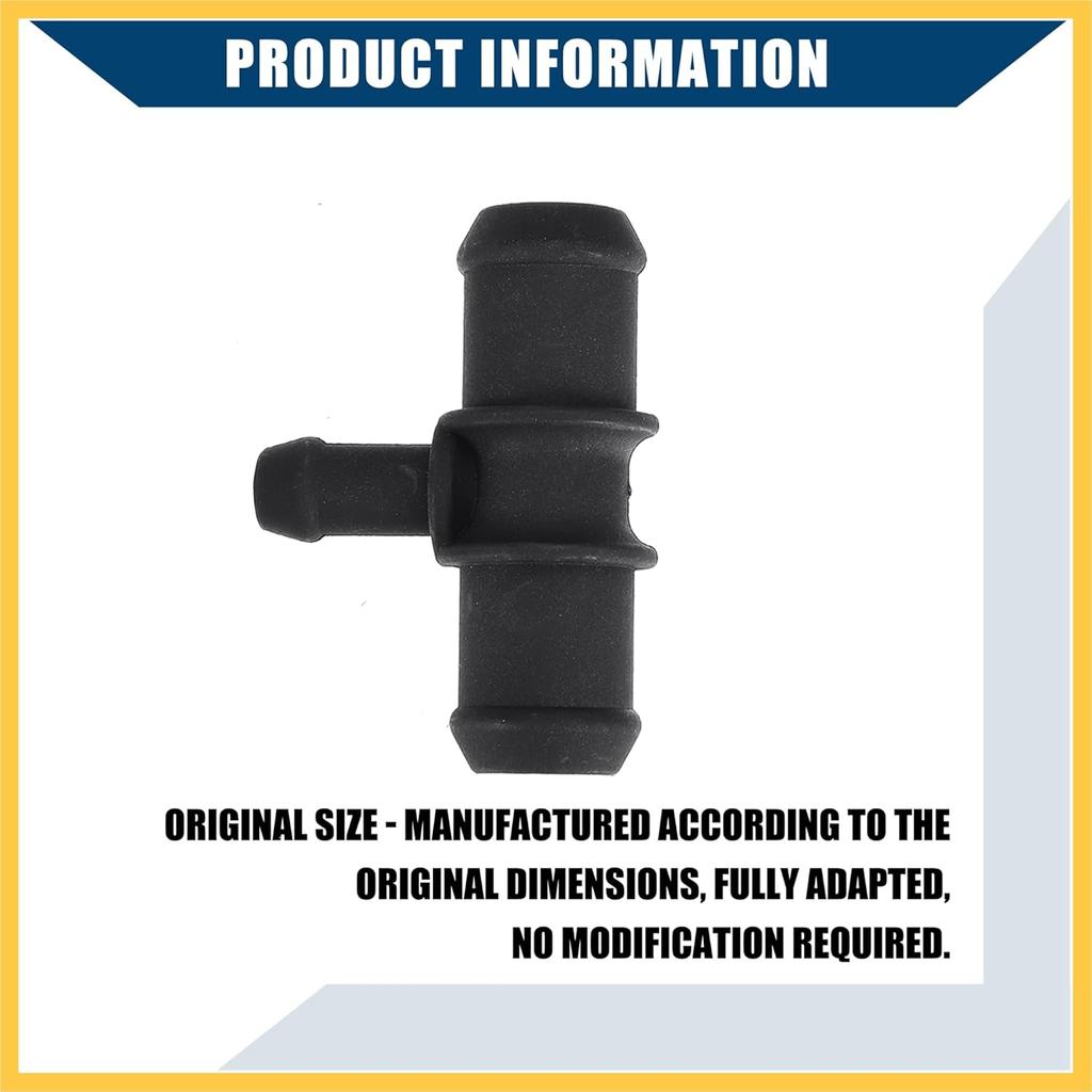 HVAC Heater Hose Tee Connector for Ford Transit Connect 2010-2013 / Heater Pipe Connector/Durable / 1 Set Black Auto Replacement Parts