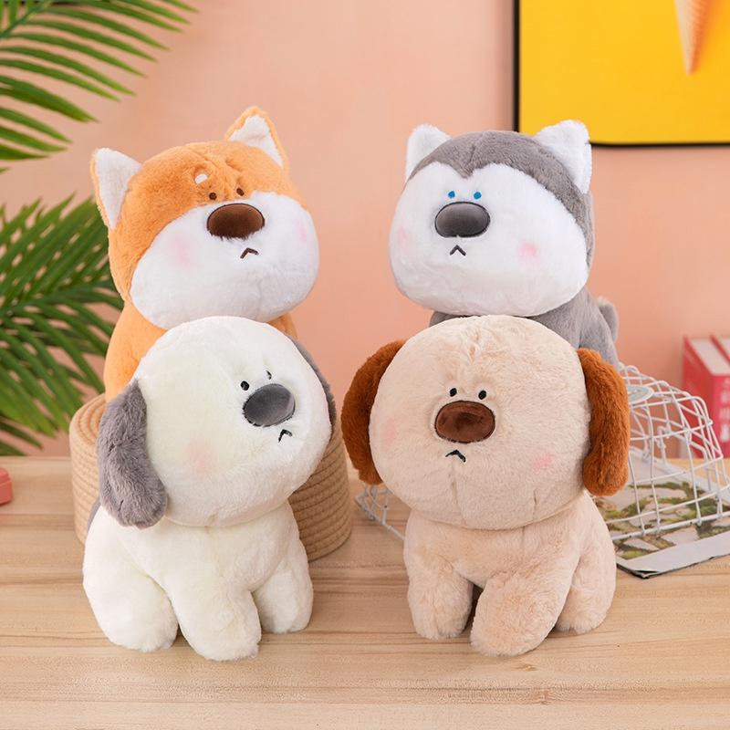 Adorable Husky Stuffed Animal Toy For Kids Soft And Cuddly Plush With Pp Cotton Filling, 25cm