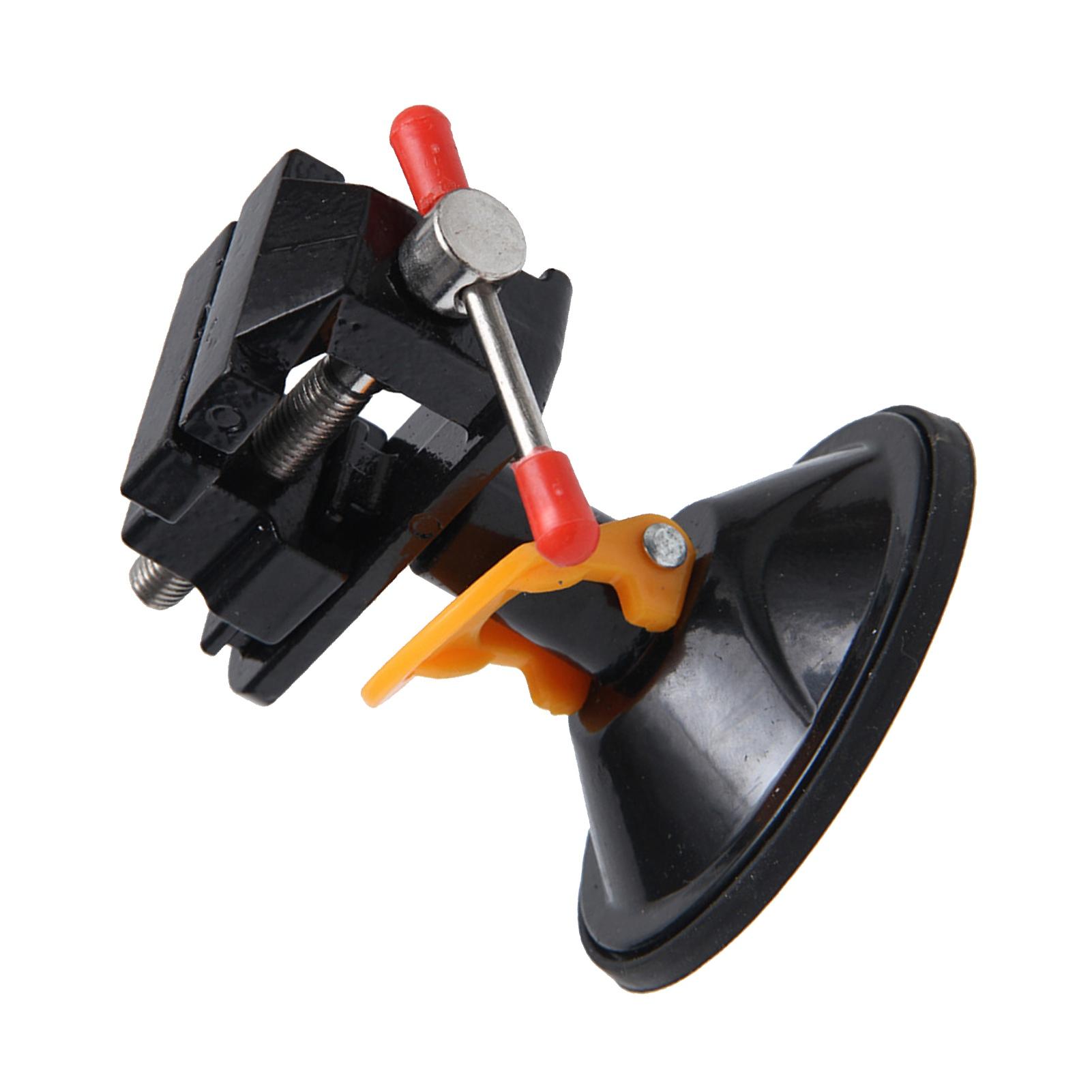 

Мини-тиски с присоской, настольные тиски, универсальные настольные тиски, вакуумное основание, поворот на 360 градусов для скульптуры, ремесла, резьбы Without support columns чёрный