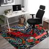 1PC Custom Name Dragon Tattoo Artwork Theme Floor Mat Ideal for Living Room, Game Rooms, Office, Bedroom,Floor Mat Playful Design