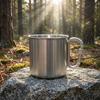 Stainless Steel Outdoor Backpacking Cup With Handle Portable Travel Cup  Outdoor Adventures