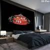 Sunderland Afc Crest Custom Name Wall Tapestry Aesthetic Wall Hanging Printed Fabric Blanket Decorative Tapestries For Bedroom Living Room Home Decor