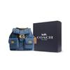 Coach Sac à dos en tissu Tabby 22 à cordon de serrage Petit sac à dos pour femme Indigo CZ747-B4IN