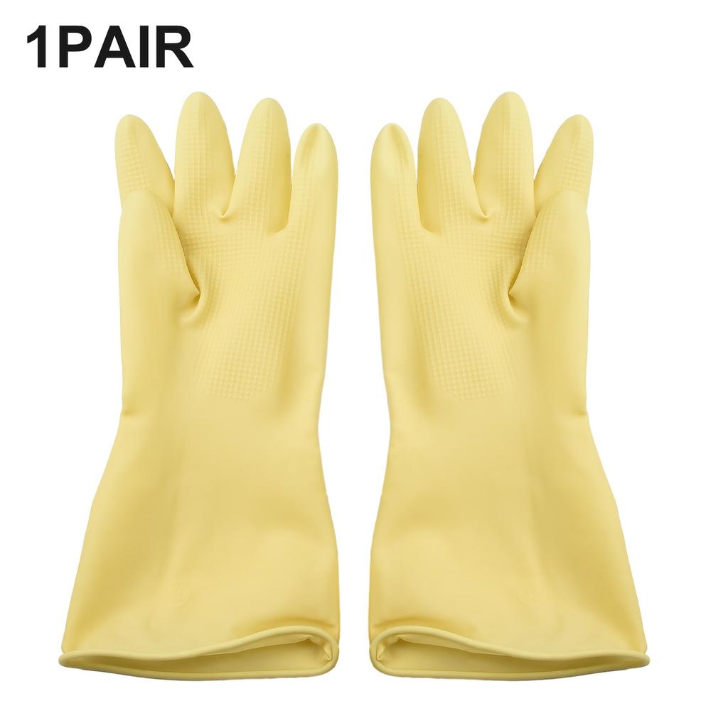 Yellow Industrial Gloves 32cm/13in Alkali Anti-acid Large