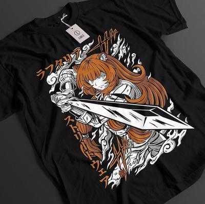 The Rising Of The Shield Hero Maglietta Naofumi T-shirt Raphtalia T-shirt Maglietta Anime