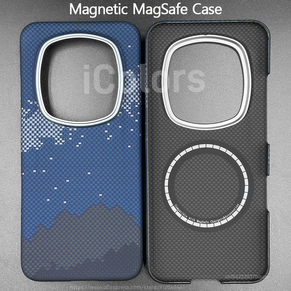 for Honor Magic 8 RSR Porsche Design Magnetic Case Aramid Fiber Cover Ultra-Thin Lightweight Armor Protective Cover With Magsafe
