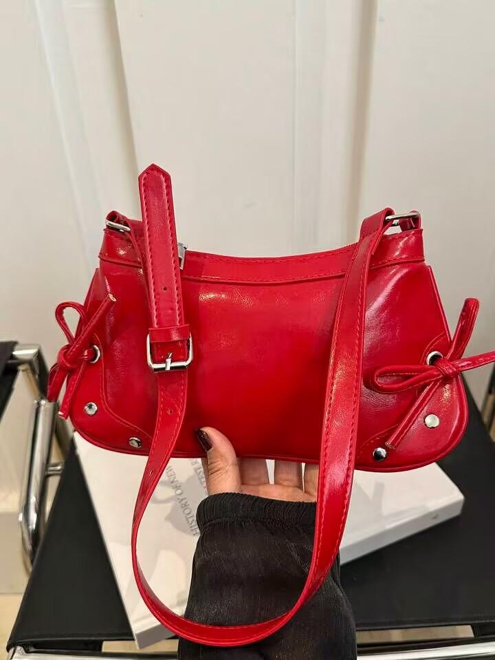 Bag Women's New Autumn and Winter 2025 European and American Bag Premium Bow Underarm Bag Versatile Shoulder Handbag